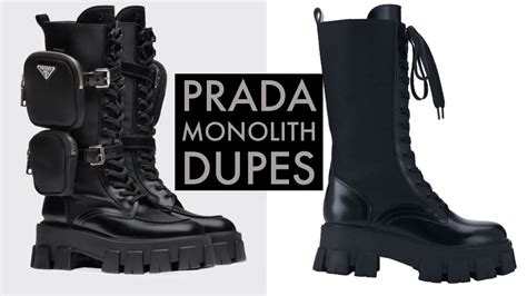 prada monolith chelsea boots dupe|prada shoes dupe.